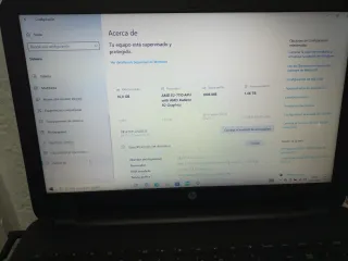 Portátil HP '15. 16GB RAM. 1TB Y 450MB DD