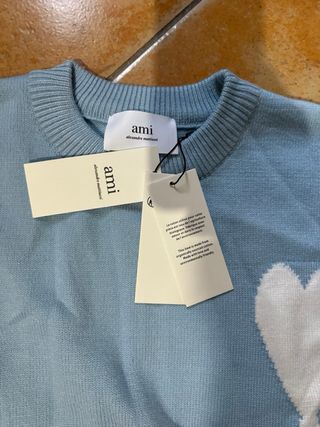 Maglione Ami Paris Azzurro