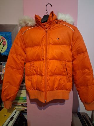 Plumífero Tommy Hilfiger Talla S/36 Naranja