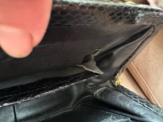 Bolso vintage piel serpiente