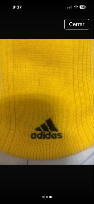 Gorro Adidas Amarillo
