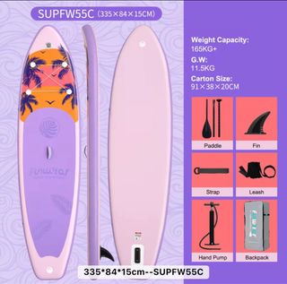 Tabla de Padel Surf SUPFW55C 335x84x15cm