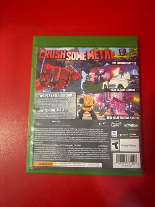 Transformers Devastation Xbox One