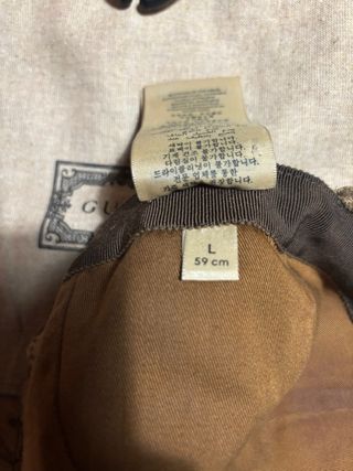 Gorra Gucci Original Beige/Marrón con Funda