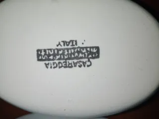 2 Ciotoline ceramica decorate blu e bianche