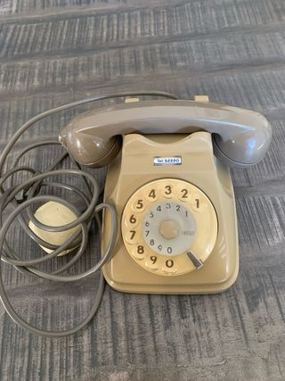 Telefono fisso FATME a disco vintage