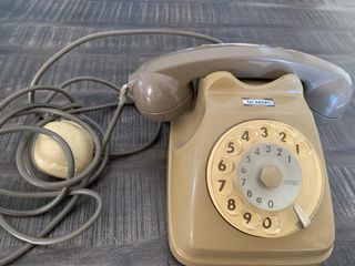 Telefono fisso FATME a disco vintage