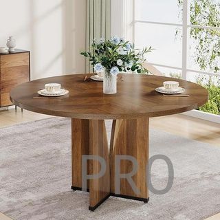 Mesa de comedor de madera rustico