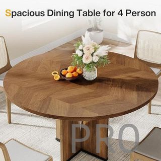Mesa de comedor de madera rustico