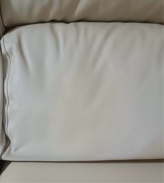 Sofá chaise longue piel beige 270x160