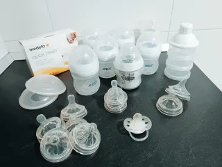 Pack Biberones Avent y Accesorios