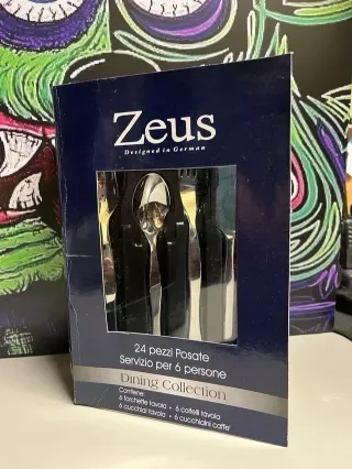 Cubertería Zeus 24 piezas