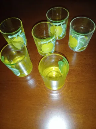 6 Bicchieri Limoncello Decorati, bicchieri liquore