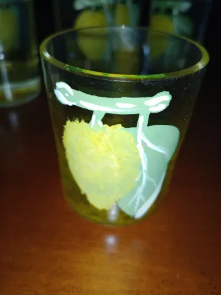 6 Bicchieri Limoncello Decorati, bicchieri liquore