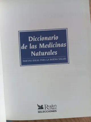 Diccionario de las medicinas naturales: nuevas ...