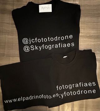 Camisetas personalizadas con logo o redes
