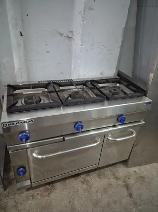 Cocina industrial Repagas 6 fuegos