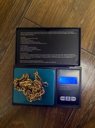 Collar Oro 18k Saudita Uomo 14.01gr