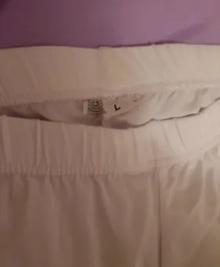 Leggings térmicos blancos talla única