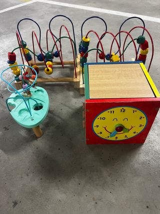 Juguetes de madera educativos