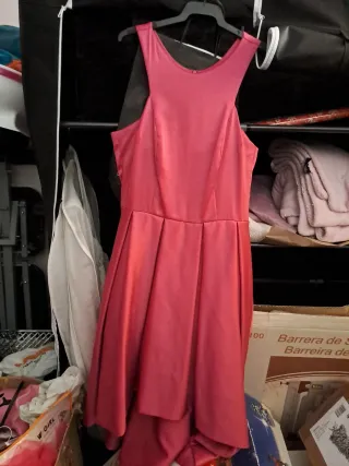 Vestido de fiesta rosa/rojo
