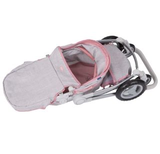 Carrito de bebé de juguete rosa mimittos