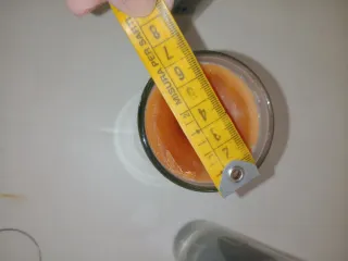 3 candele in vetro, set candele in bicchiere