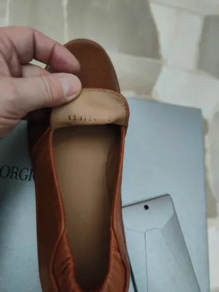 Scarpe uomo Giorgio Armani pelle marrone