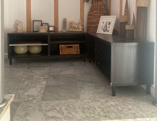 Conjunto mueble Kallax Ikea Negro/Marrón