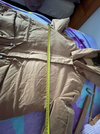 Abrigo Plumas Mujer amarilla