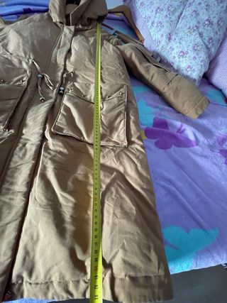 Abrigo Plumas Mujer amarilla