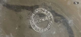 Set 3 pezzi Sheffield antichi