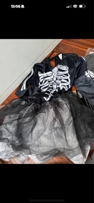 Disfraces familia esqueletos