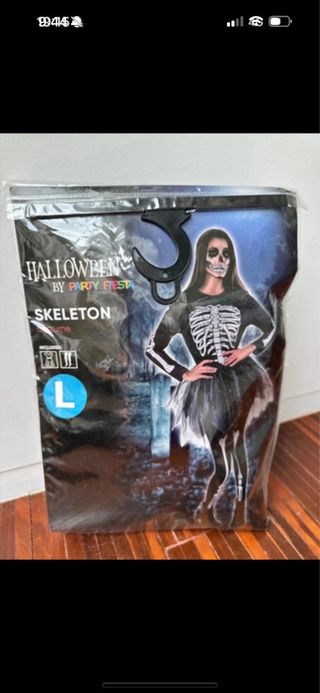 Disfraces familia esqueletos
