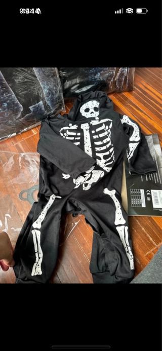 Disfraces familia esqueletos