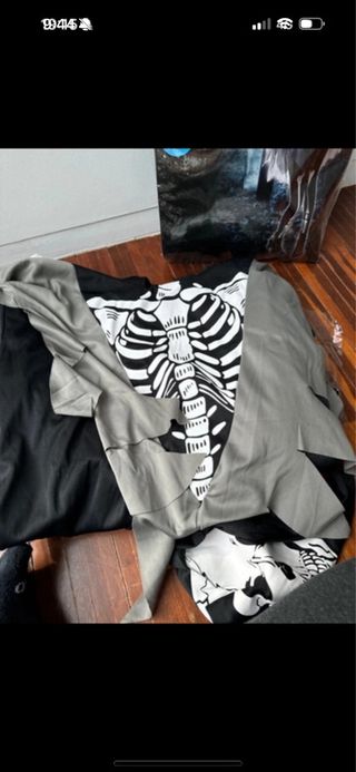 Disfraces familia esqueletos