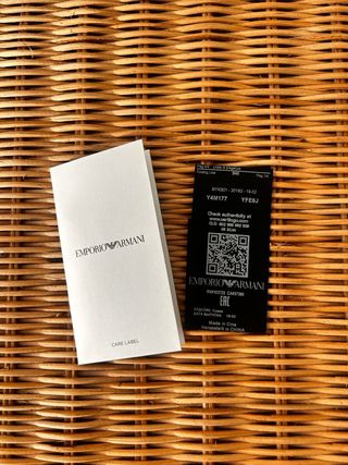 Bandolera Emporio Armani Negra