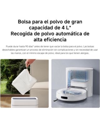 Robot Aspirador Xiaomi con Base Autovaciado