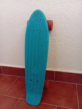 Patinete retro azul