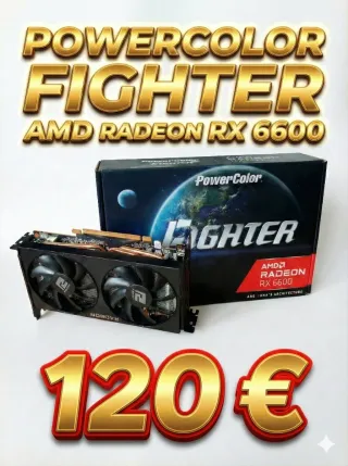 Tarjeta Gráfica PowerColor RX 6600 Fighter
