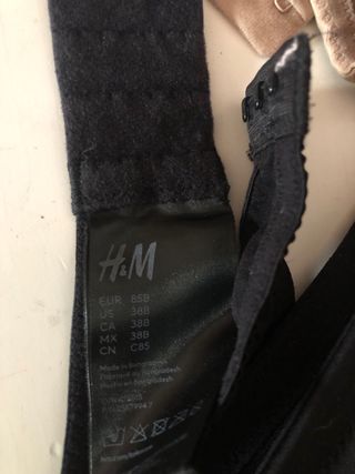REGALO Lote 2 Sujetadores H&M Beige y Negro