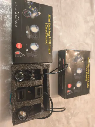 Luces LED Mini Driving para Moto (2 Piezas)