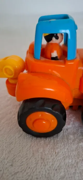 Ruspa Escavatore Giocattolo Arancione
