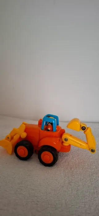 Ruspa Escavatore Giocattolo Arancione