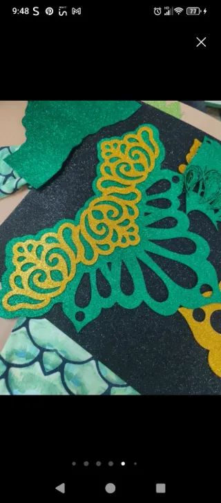 Trajes y disfraces Carnaval Diseño Corte materiale