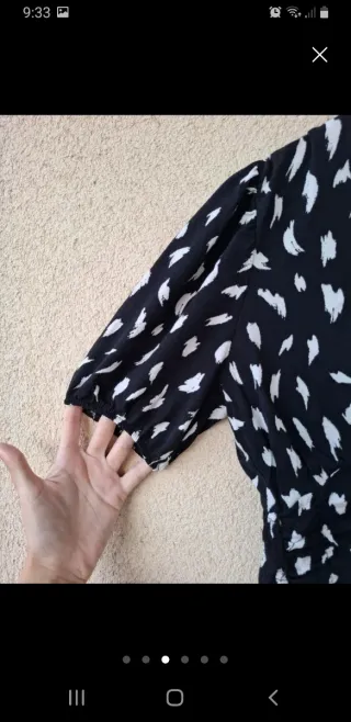 Blusa estampada manga corta