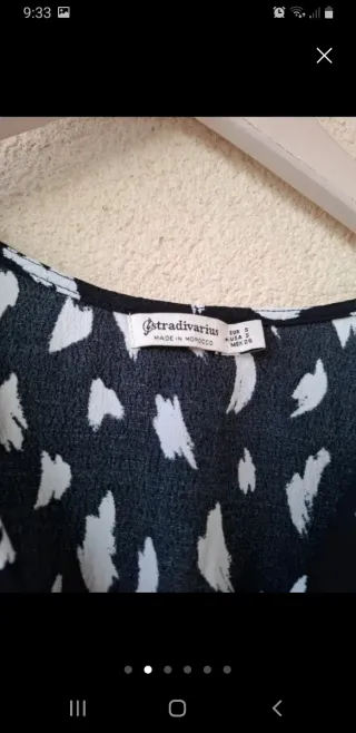 Blusa estampada manga corta