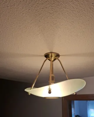 Lámpara de techo ovalada