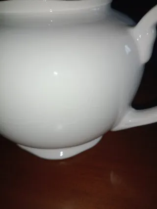 Set Teiera Zuccheriera e Lattiera Porcellana