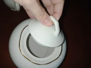 Set Teiera Zuccheriera e Lattiera Porcellana